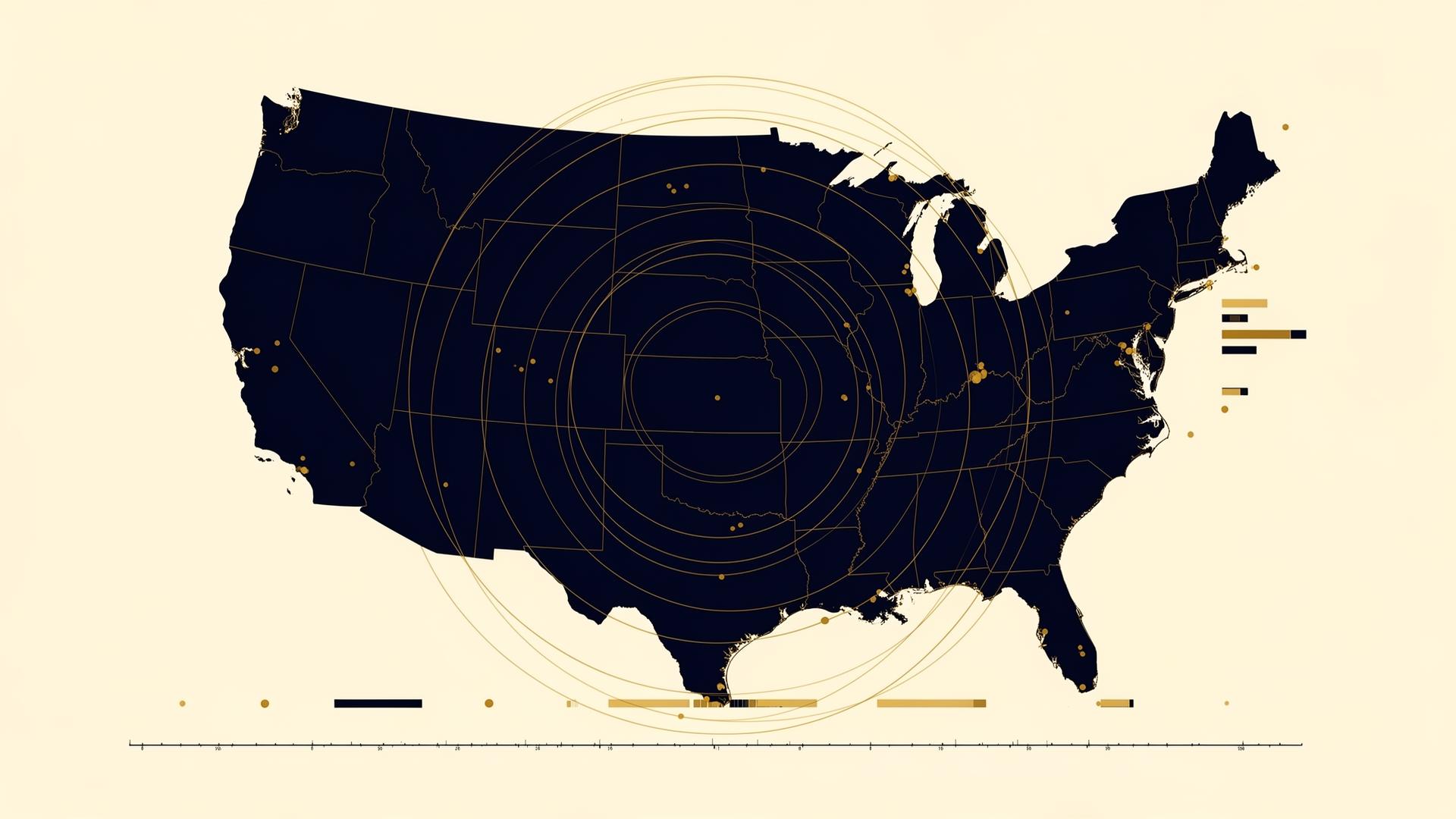 Decorative map of the United States representing CIFIS national funder and opportunity coverage